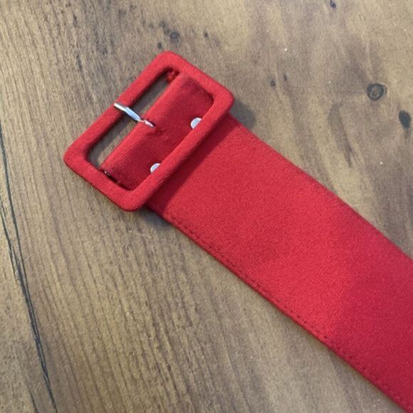 VTG Linda Allard Ellen Tracy Red Silk Wrap Dress Long Sleeve with Button Cuff 6 - Picture 8 of 12